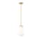 Z-Lite Newbury 1 Light Pendant, 8in. W x 13.25in. H, Modern Gold 7511P8-MGLD - alternate 1